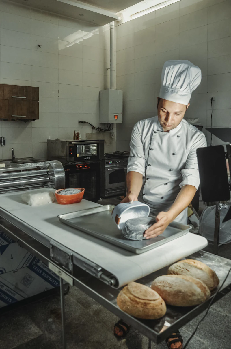 Bäcker bei der Arbeit