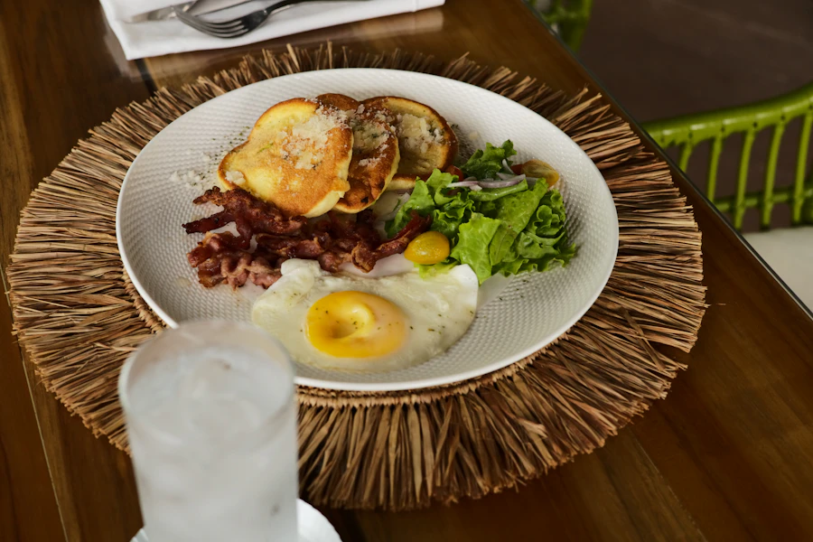 Plate of nasi lemak