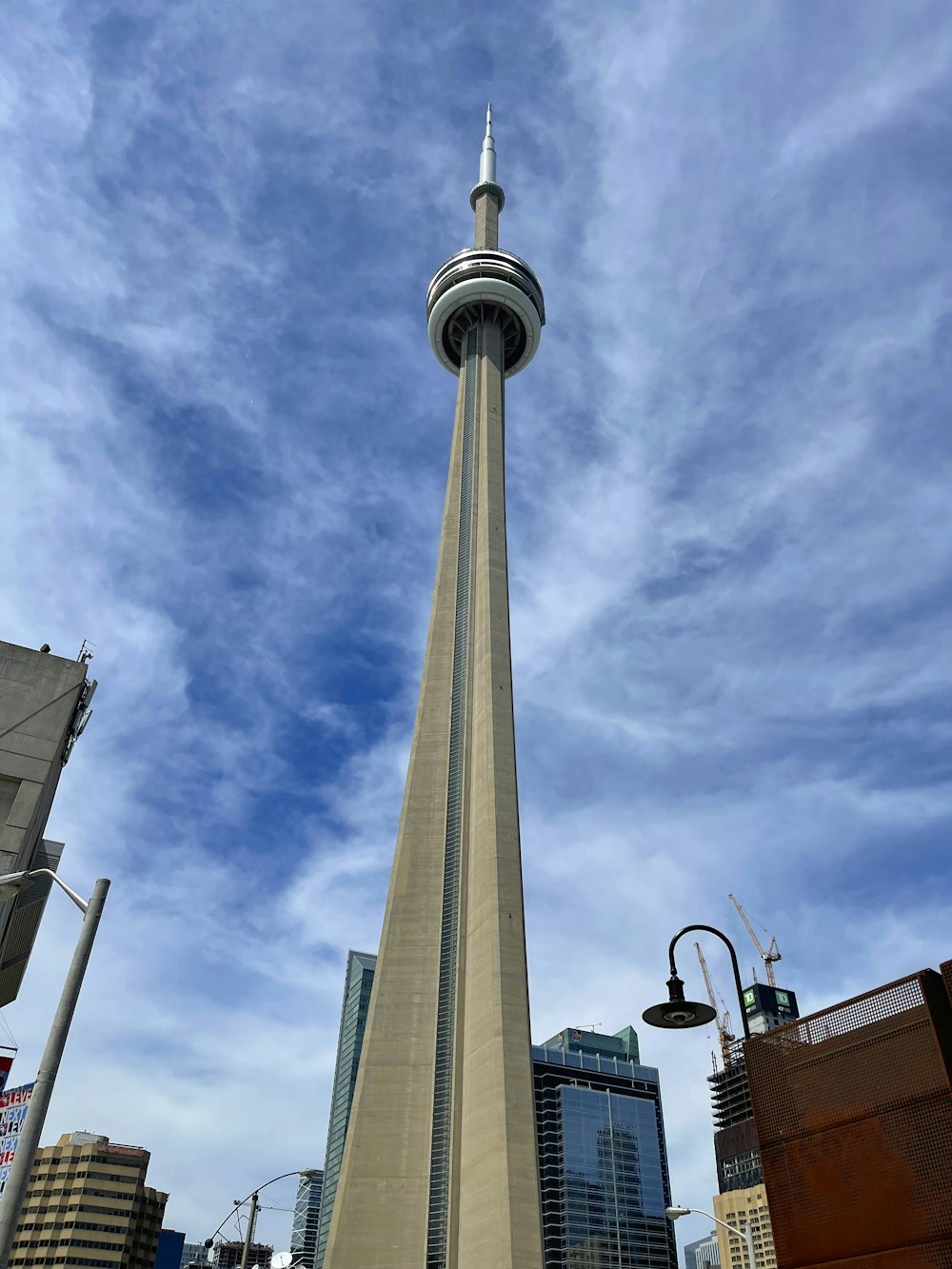 a tall tower in CN Tower