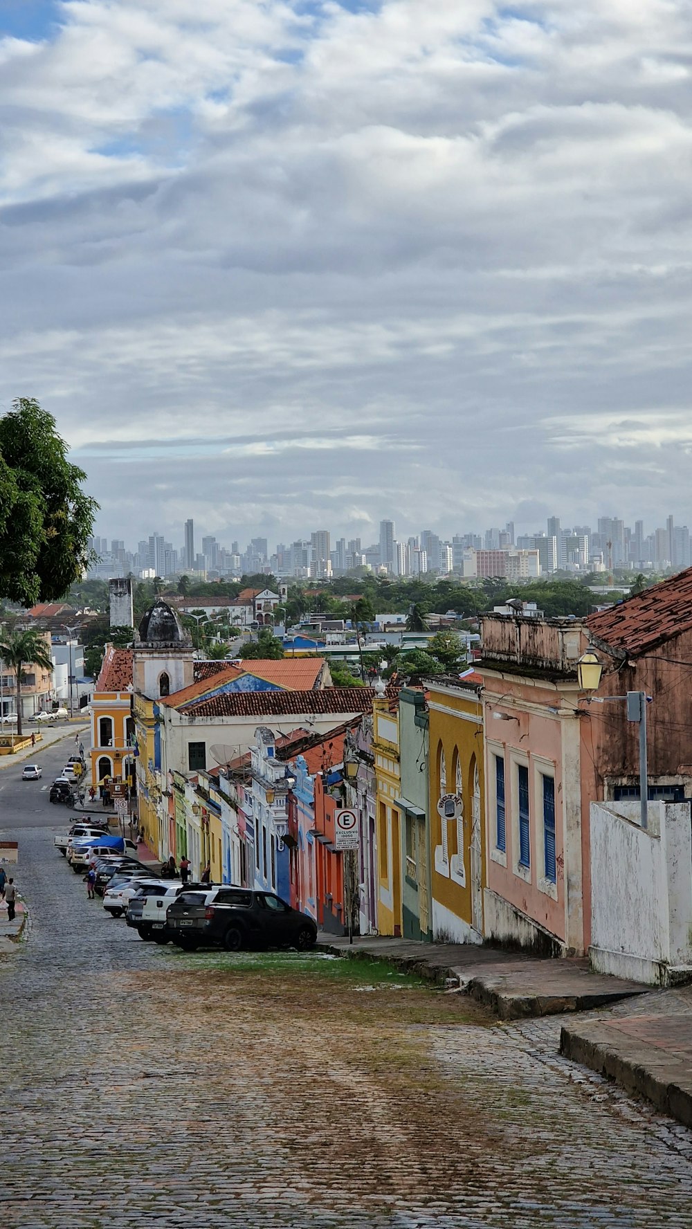 a city with many buildings