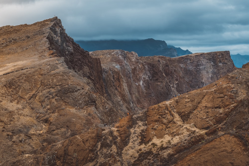 a rocky mountainous area