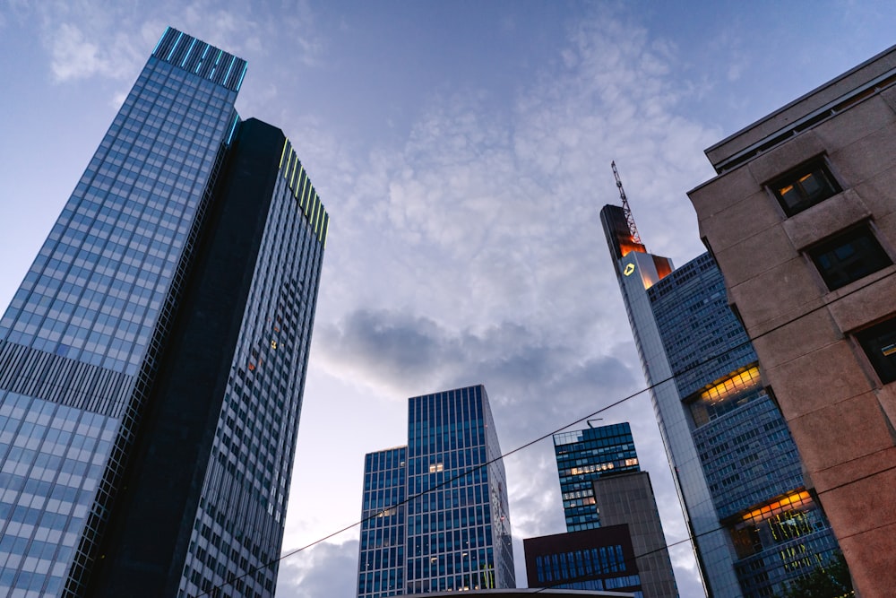 a group of skyscrapers