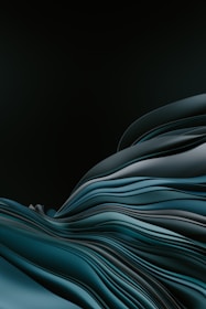 a close-up of a blue and white striped fabric