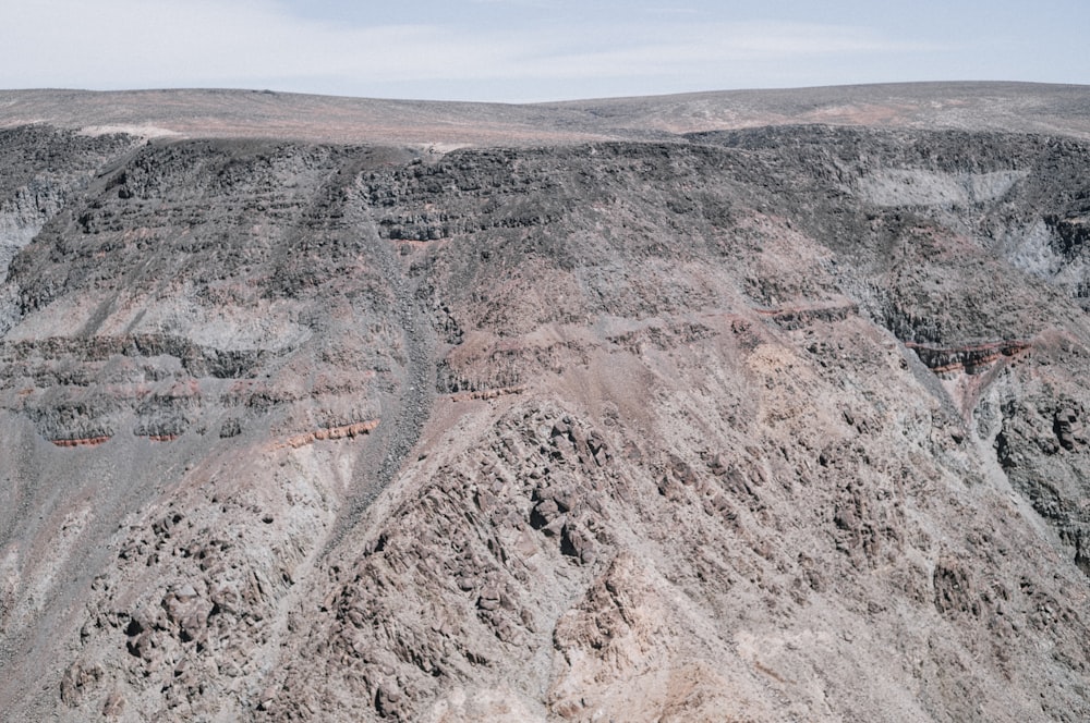 a large rocky landscape