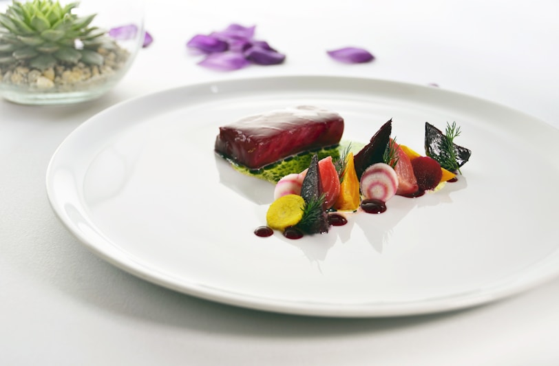 a plate of food
