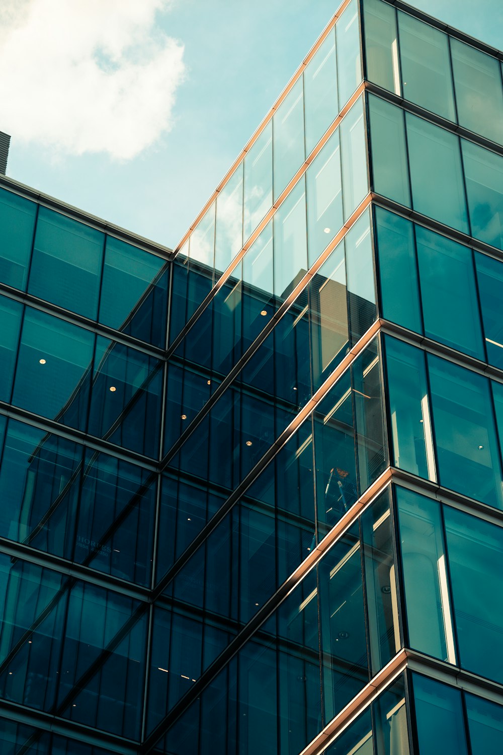 a building with many windows