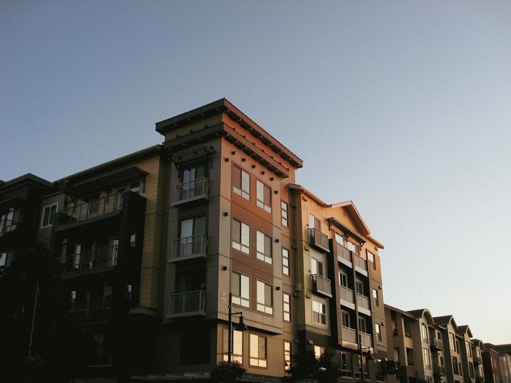 a building with balconies