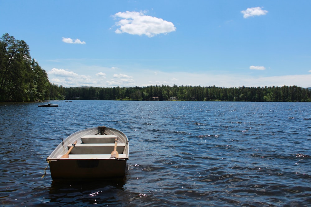 a boat on the water