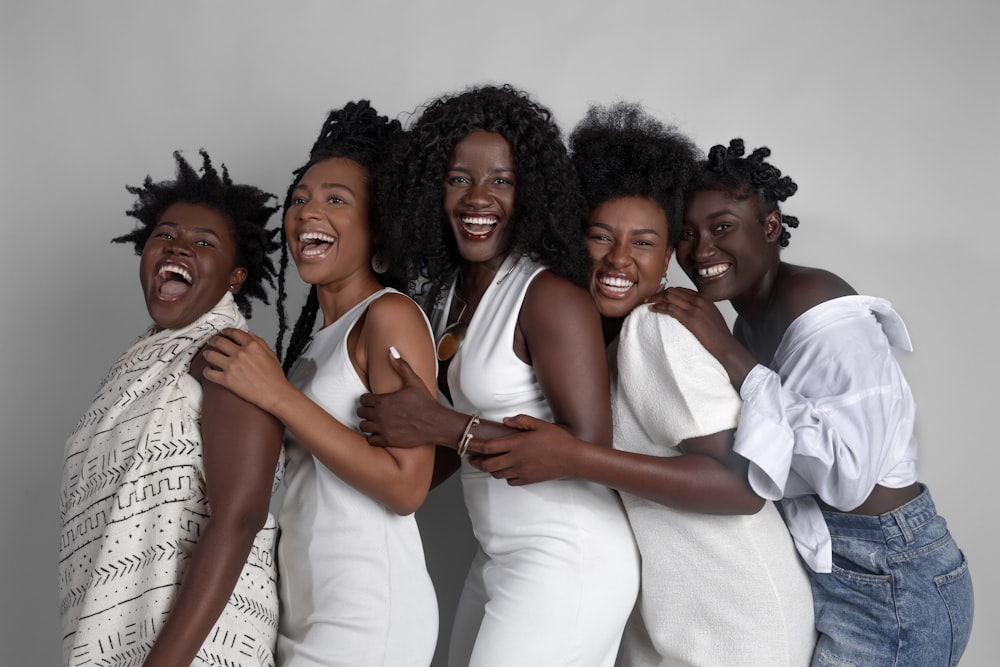 a group of people posing for a photo