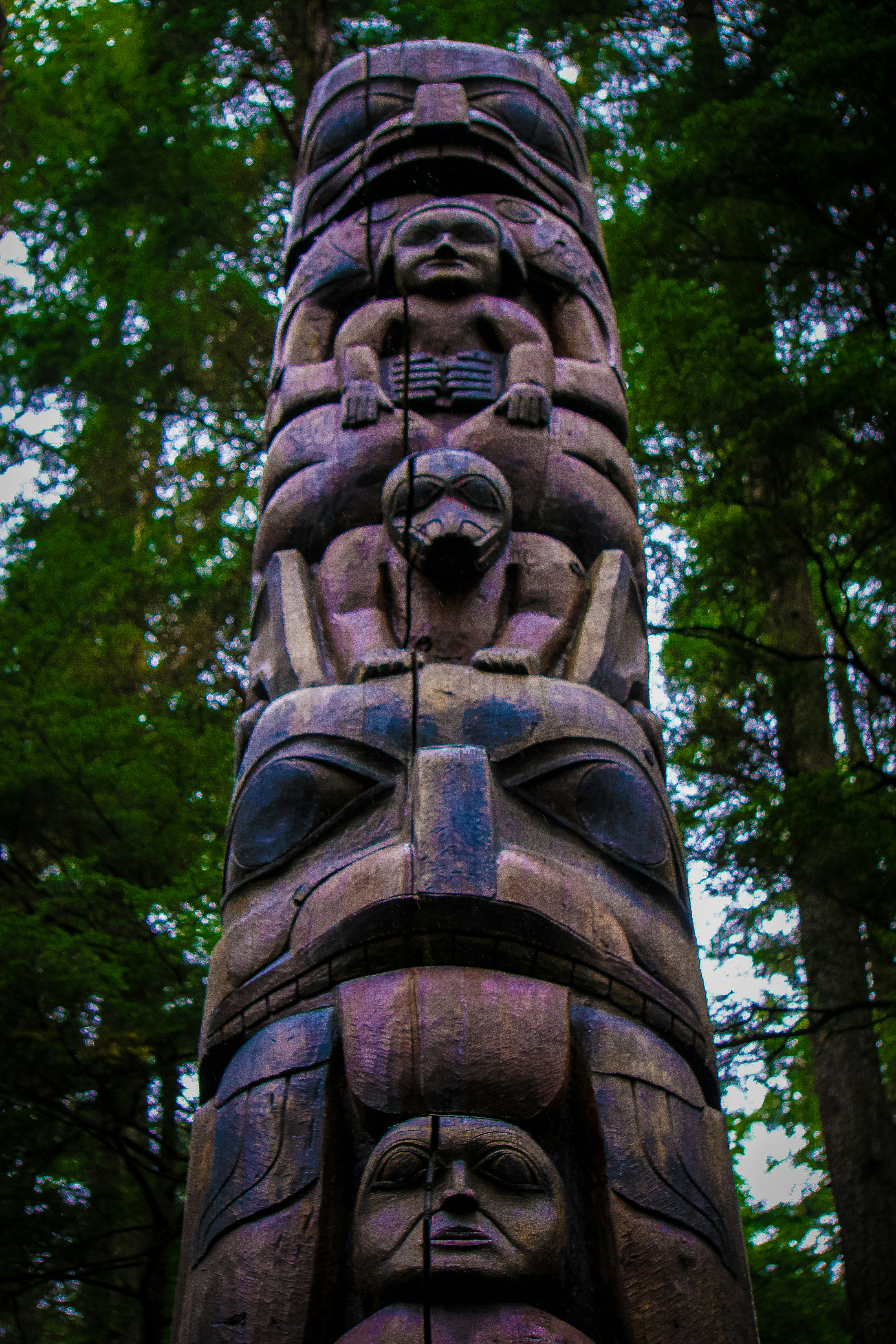 Totem at Sitka National Park