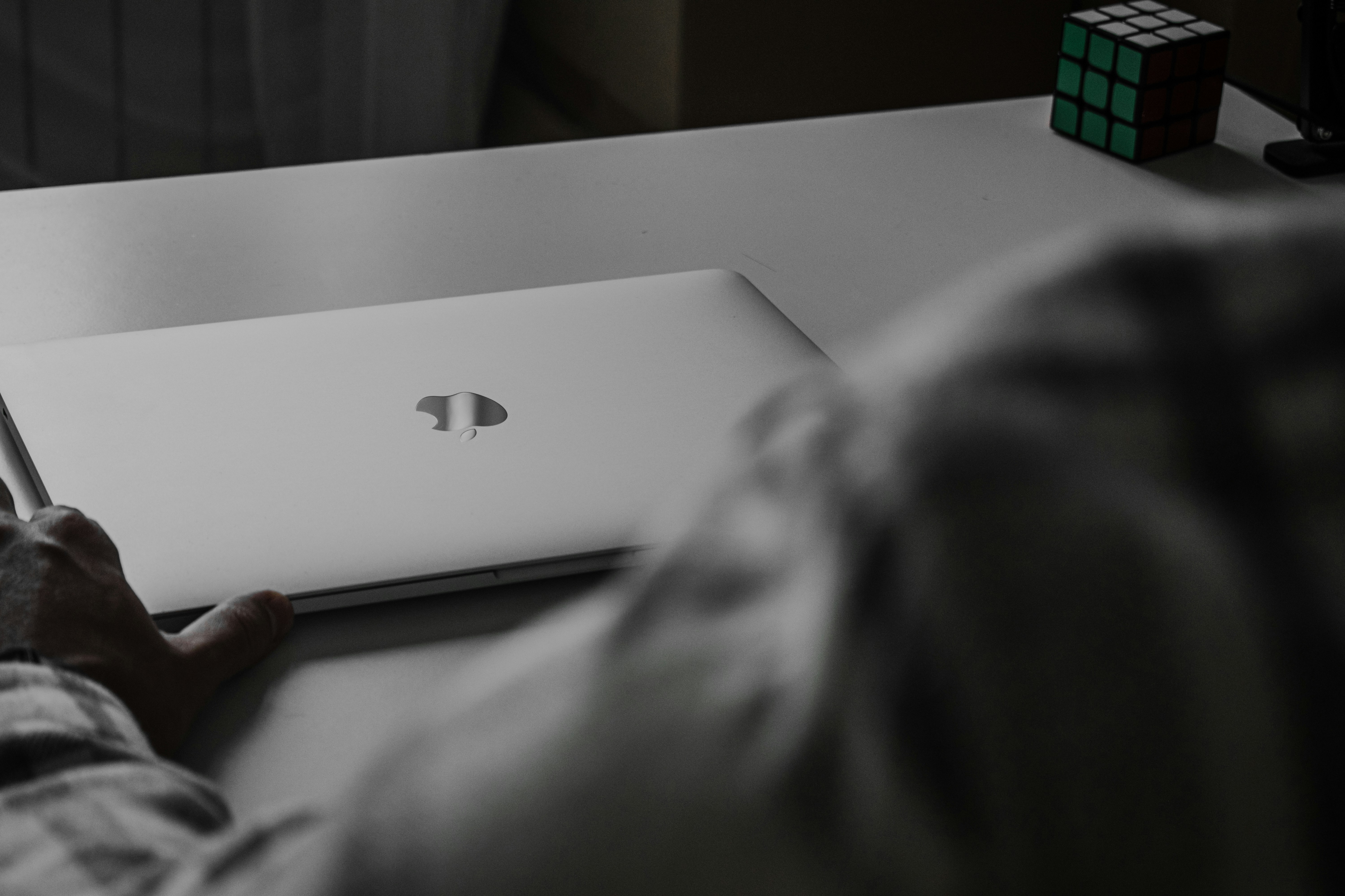 A Person using a Laptop