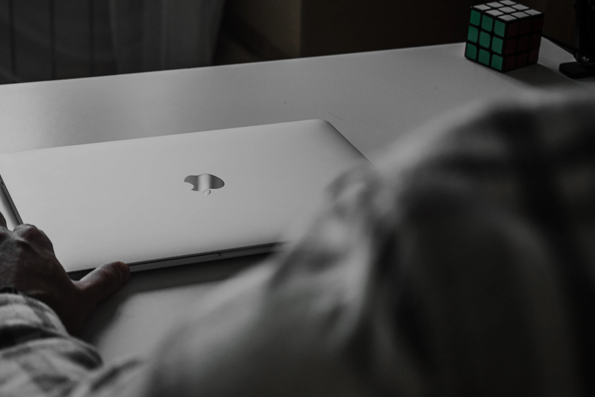 a person using a laptop