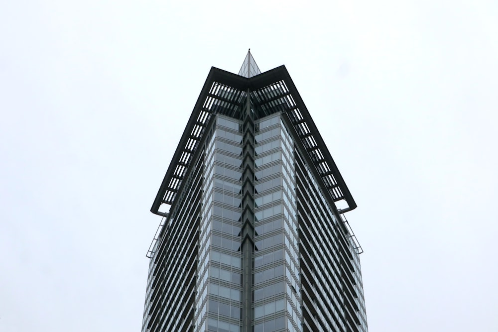 a tall building with a pointy top