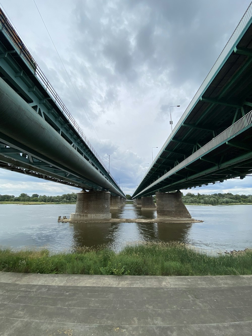 a bridge over a body of water