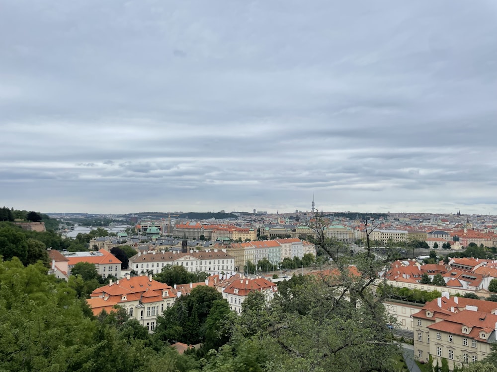 a city with many buildings