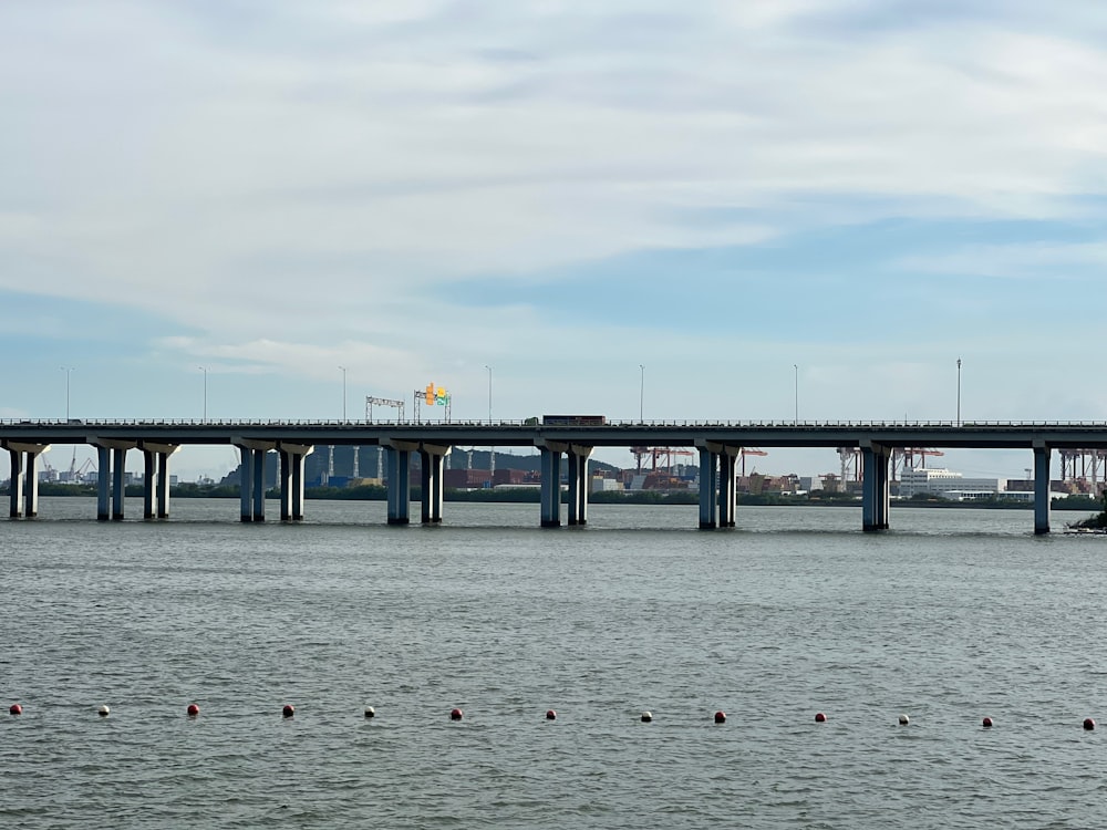 a bridge over water