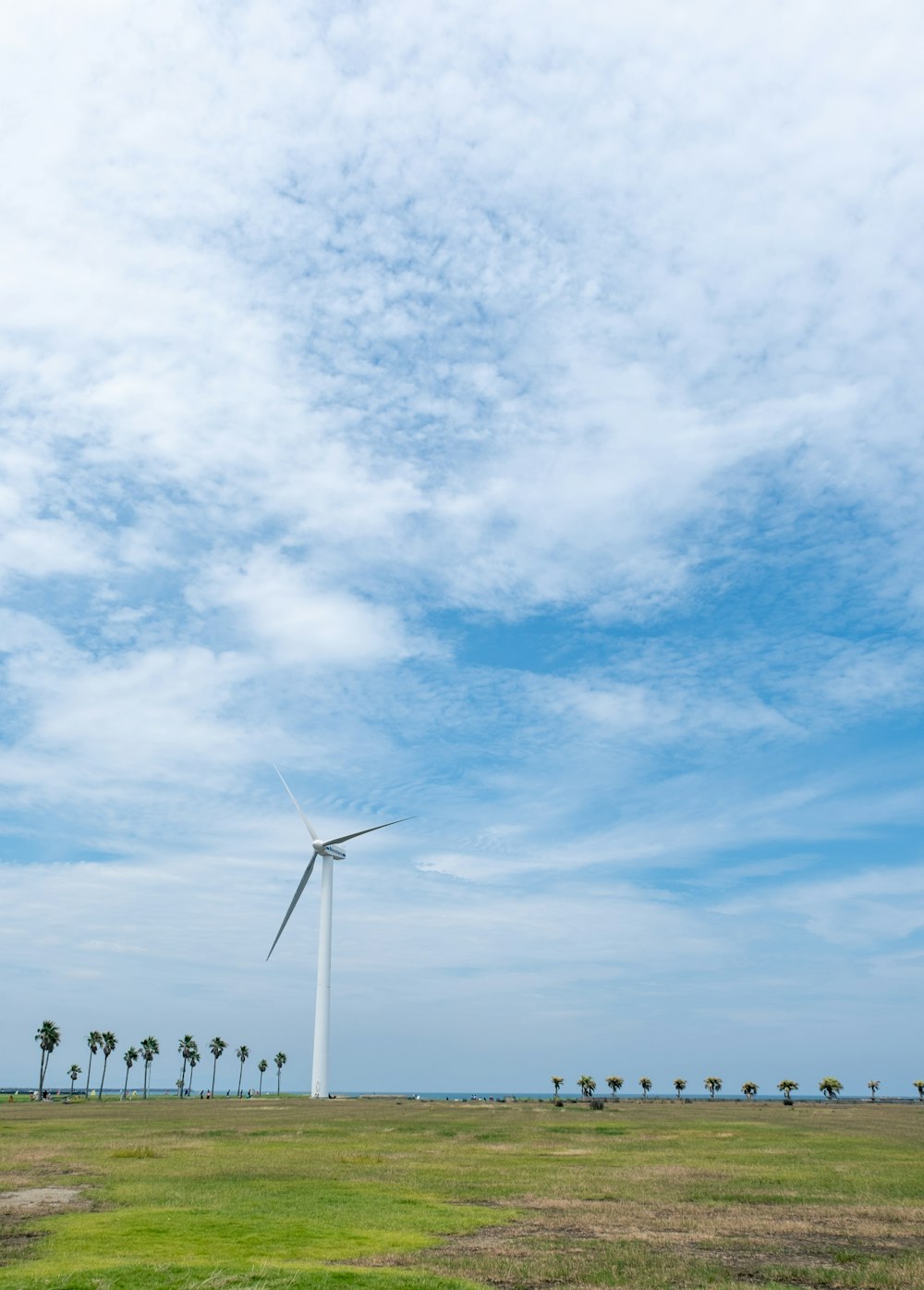 a windmill in a field