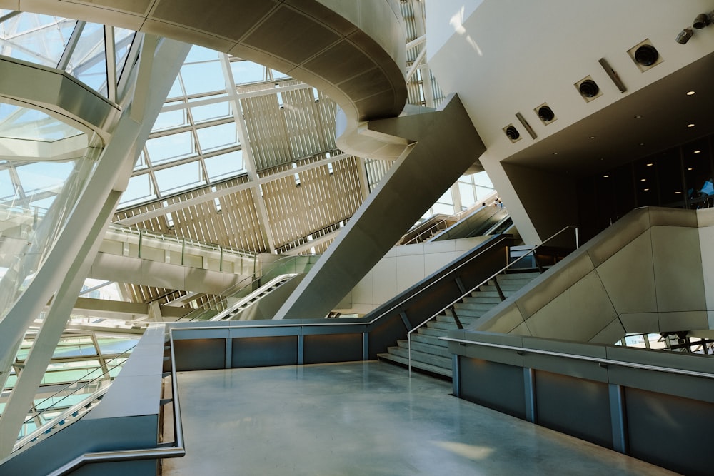 a large indoor swimming pool