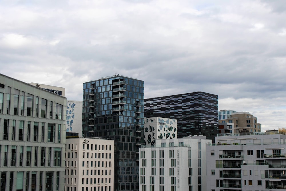 a group of buildings