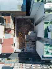 a building that has been destroyed