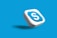 A 3D icon with the letter 'S' in white, encased in a blue cloud-like shape on a white square. It appears to be floating with a shadow cast below it, set against a solid blue background.