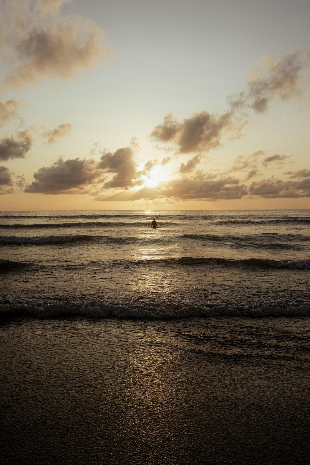 a person in the water