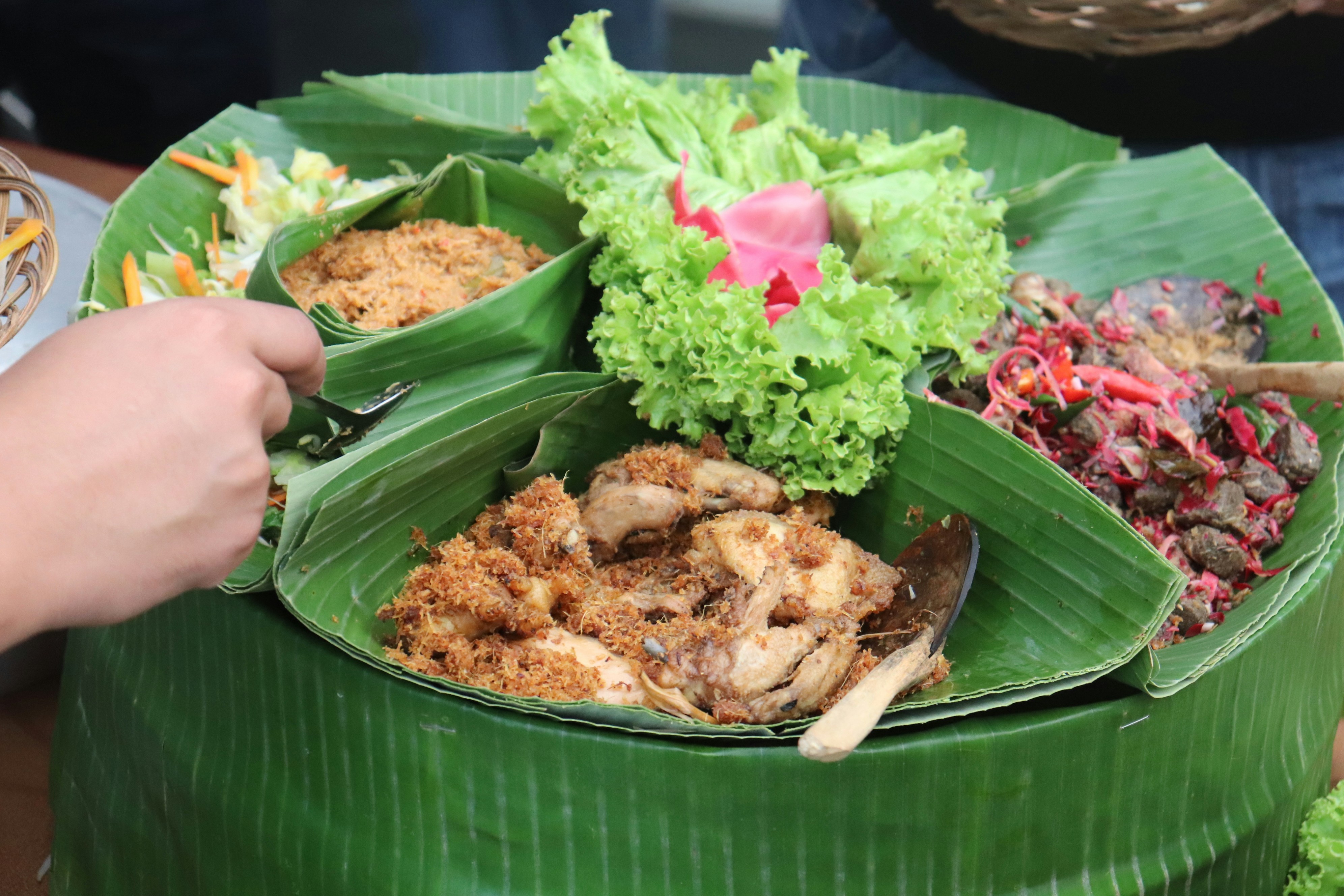 Healthy authentic Indonesian food menu without preservatives