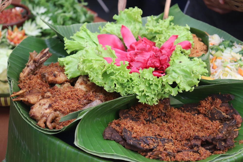 a plate of food