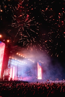 a crowd of people at a concert