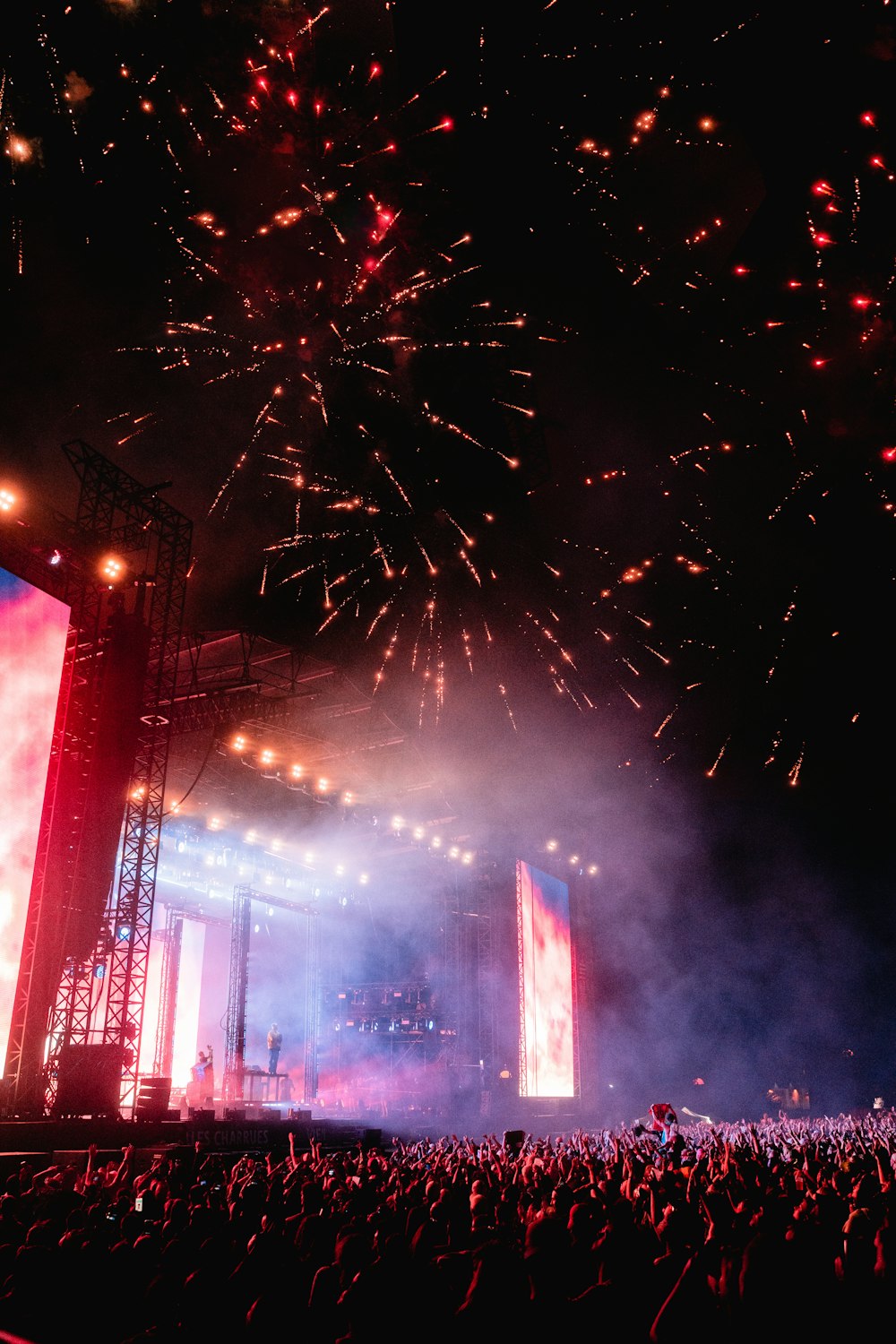 a crowd of people at a concert