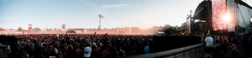 a large crowd of people at a concert