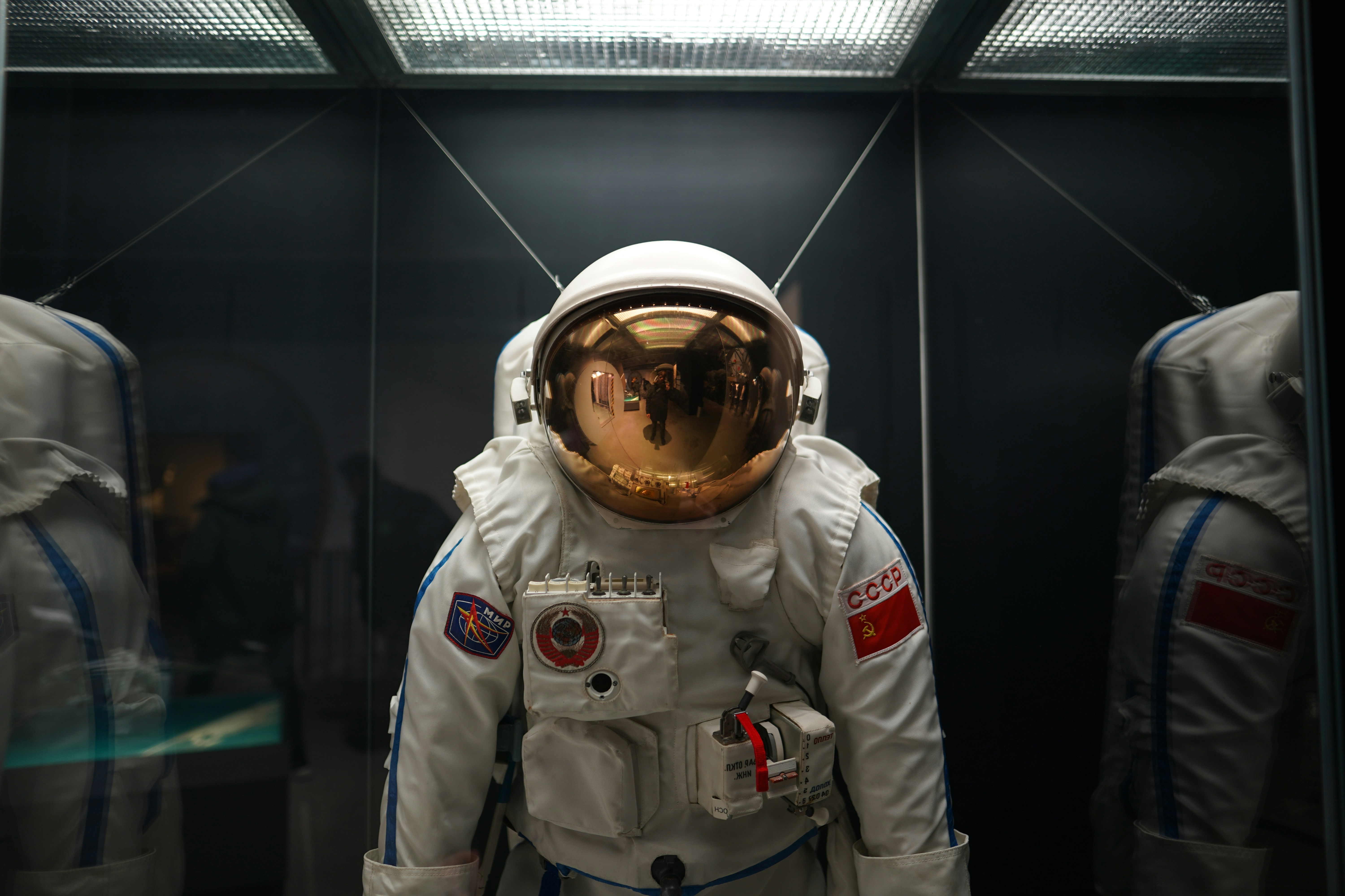 a person in a space suit