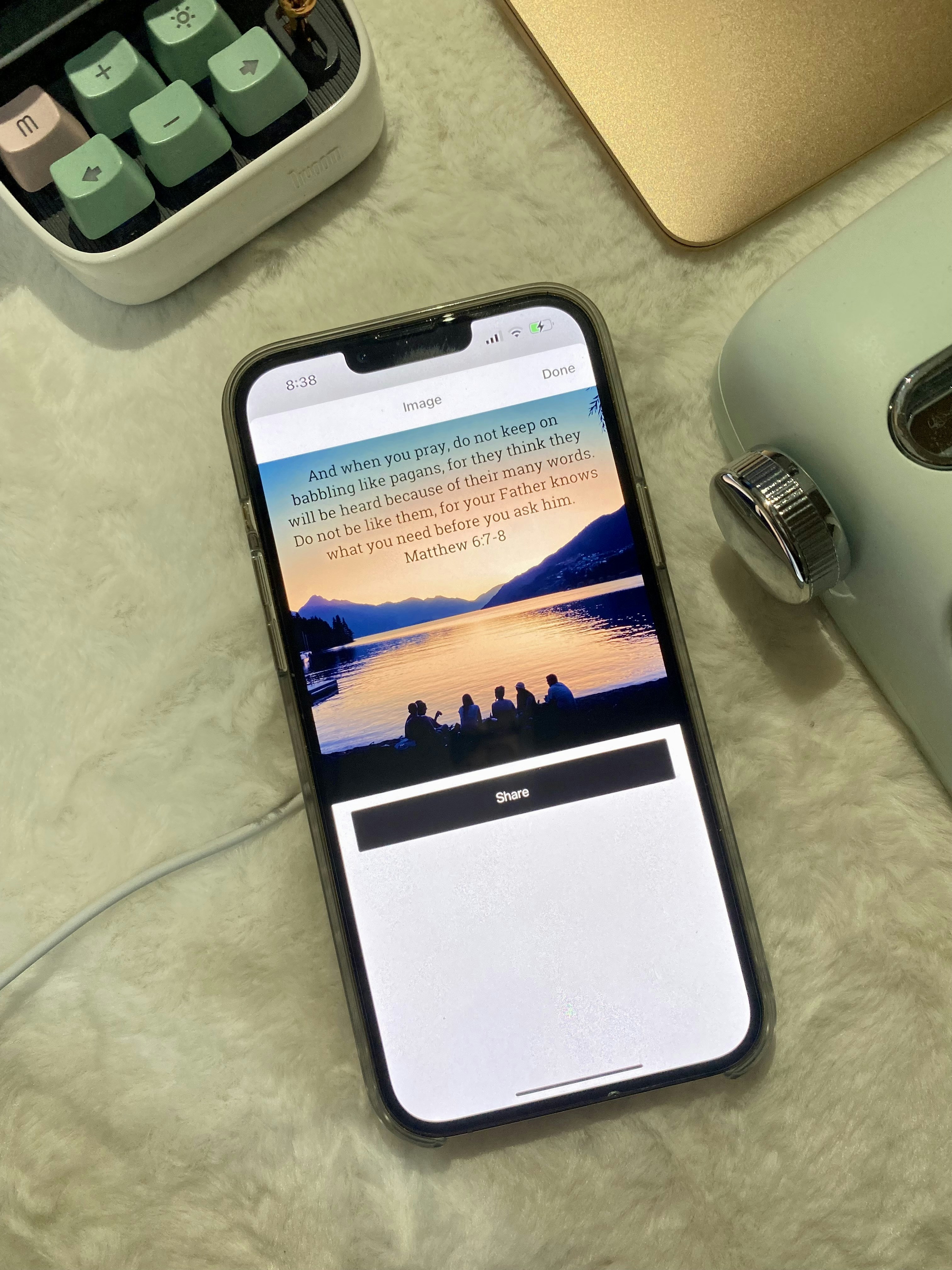 Cover image of a devotional e-book featuring a serene sunrise and scripture verse.