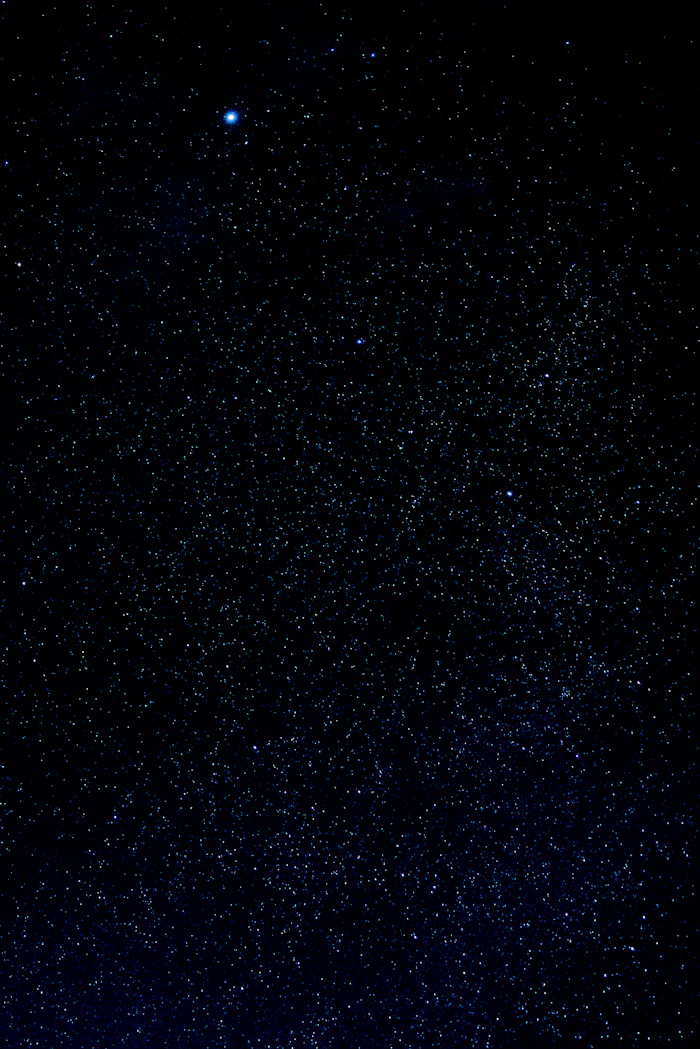 Constelación estrellada representando a Astrea