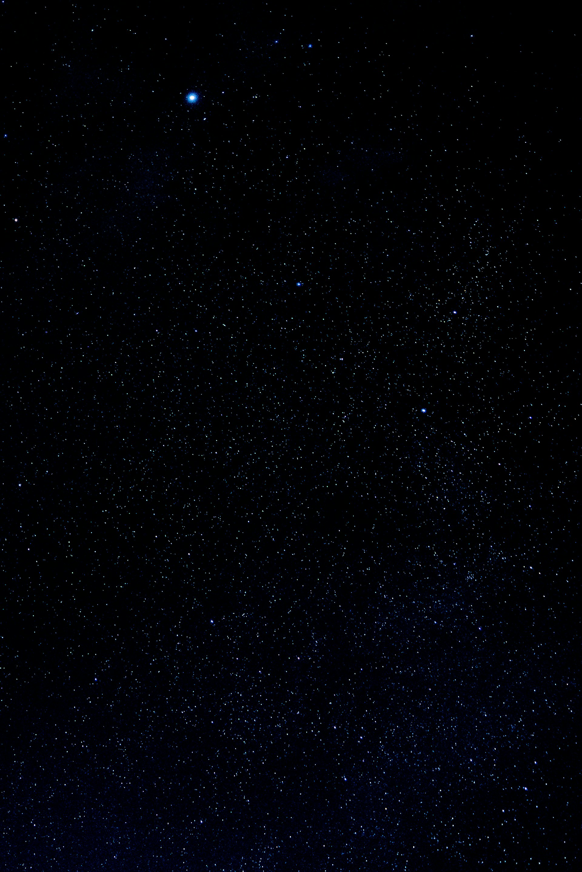 a starry night sky