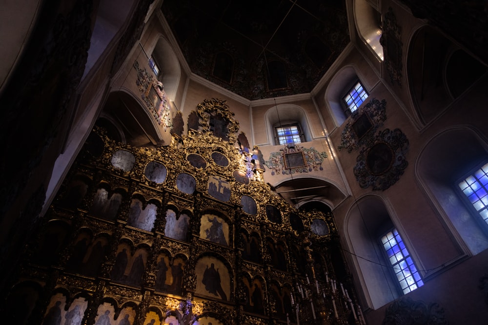 a large ornate building with many arches