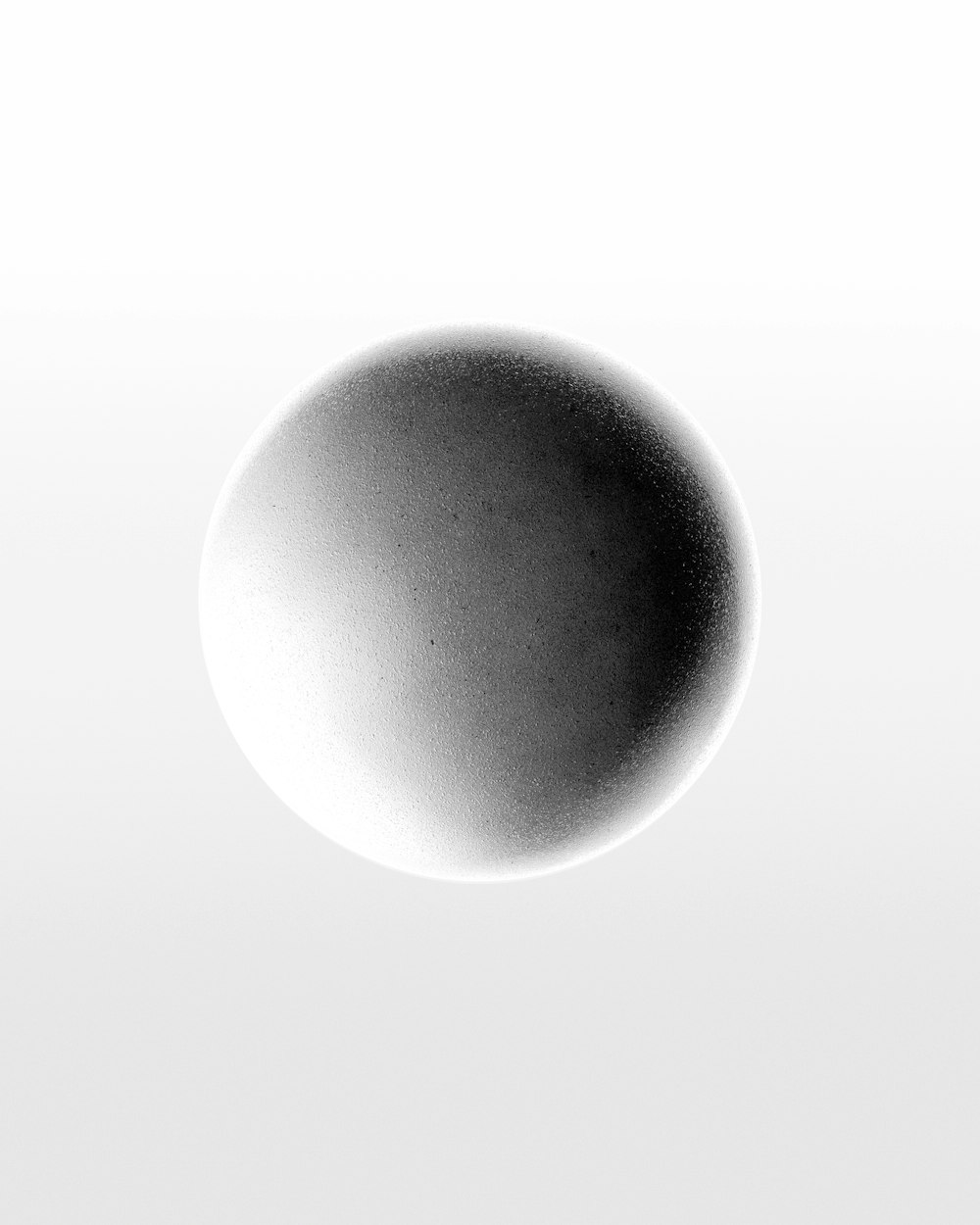 a circular object with a white background