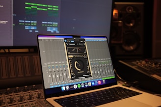 a laptop with a keyboard