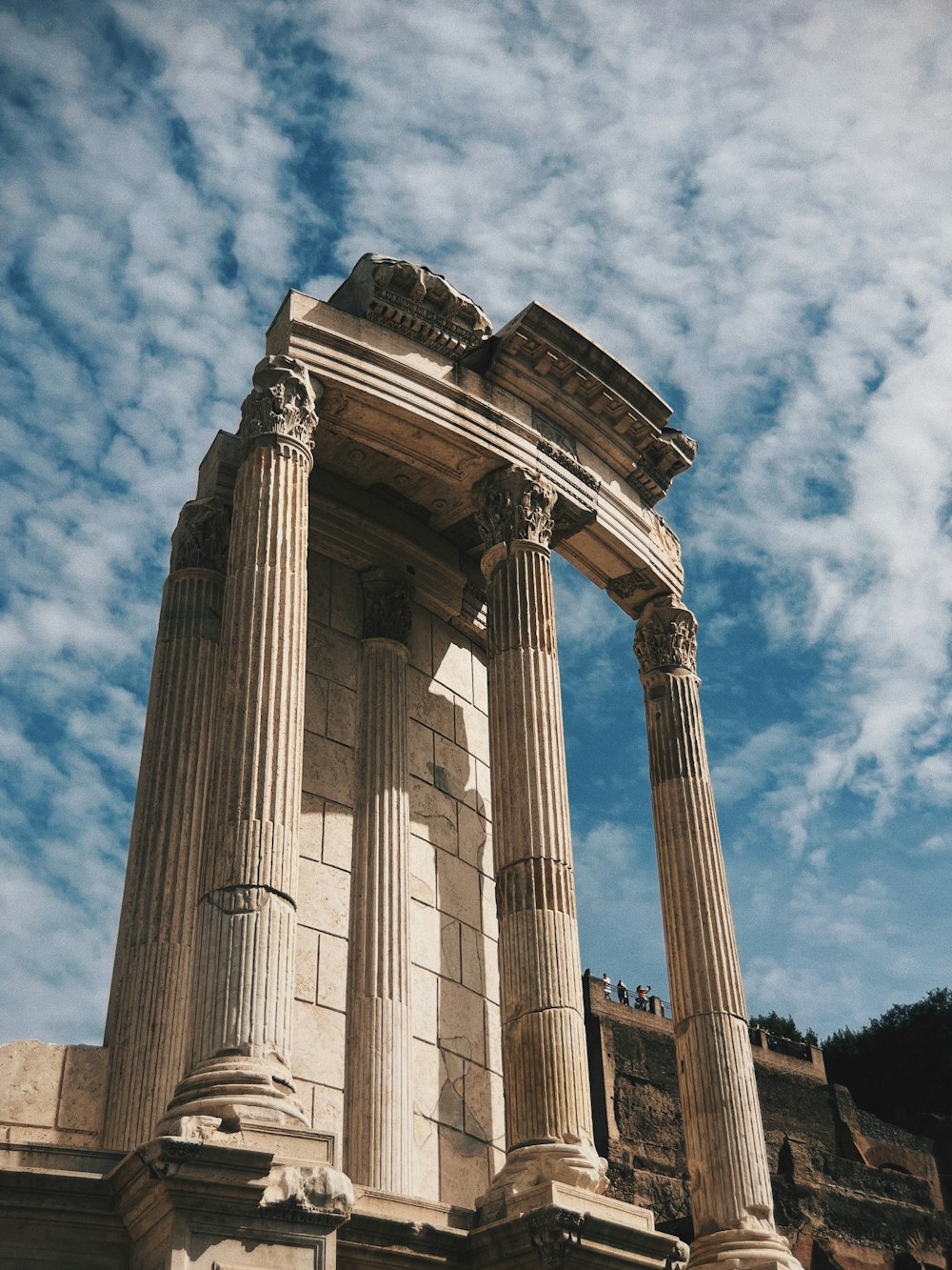 a large stone structure