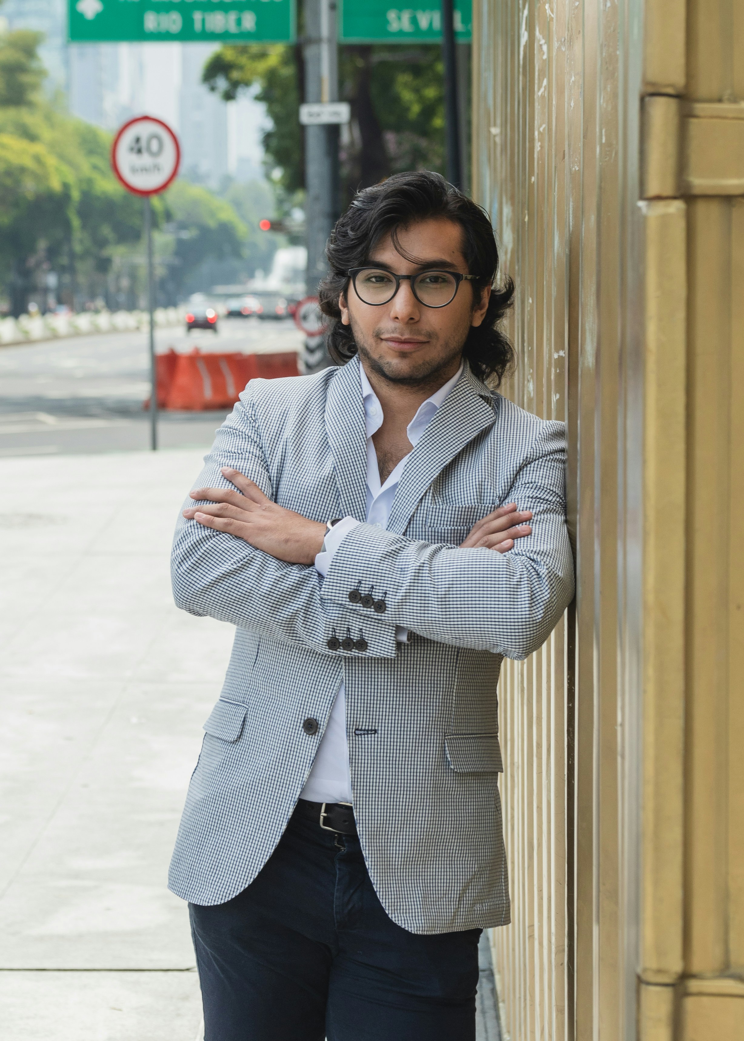 A female lawyer looking confidently at the camera.