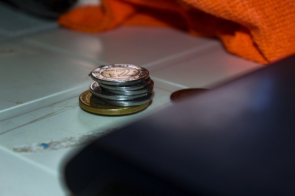 a ring on a table