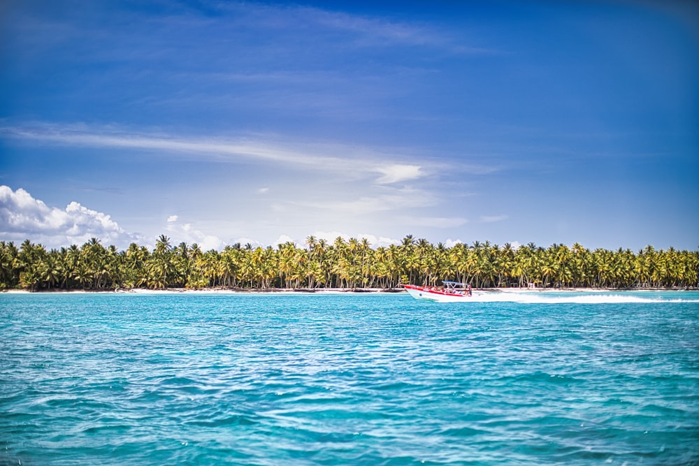 a boat on the water