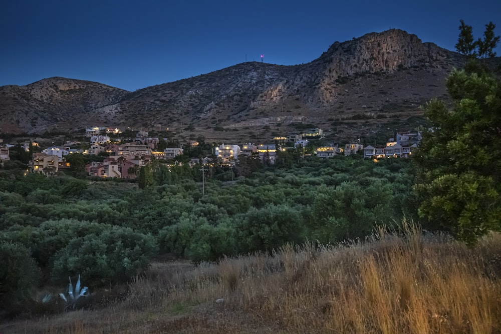 Un pueblo en las montañas