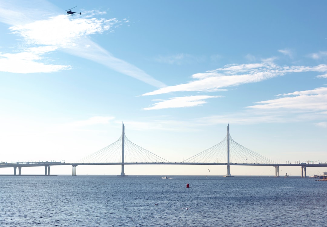 a bridge over water,