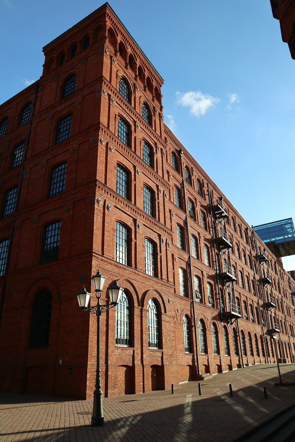 a large brick building