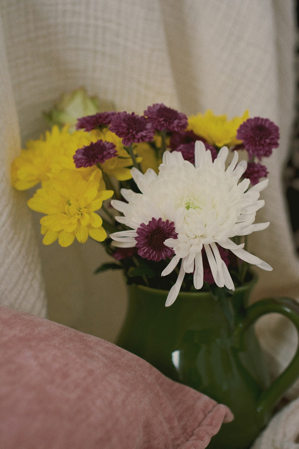 a vase of flowers