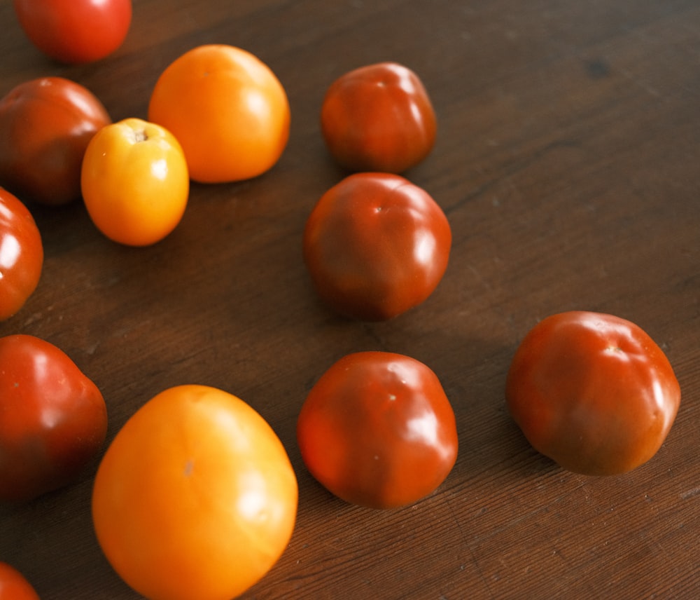 a group of tomatoes