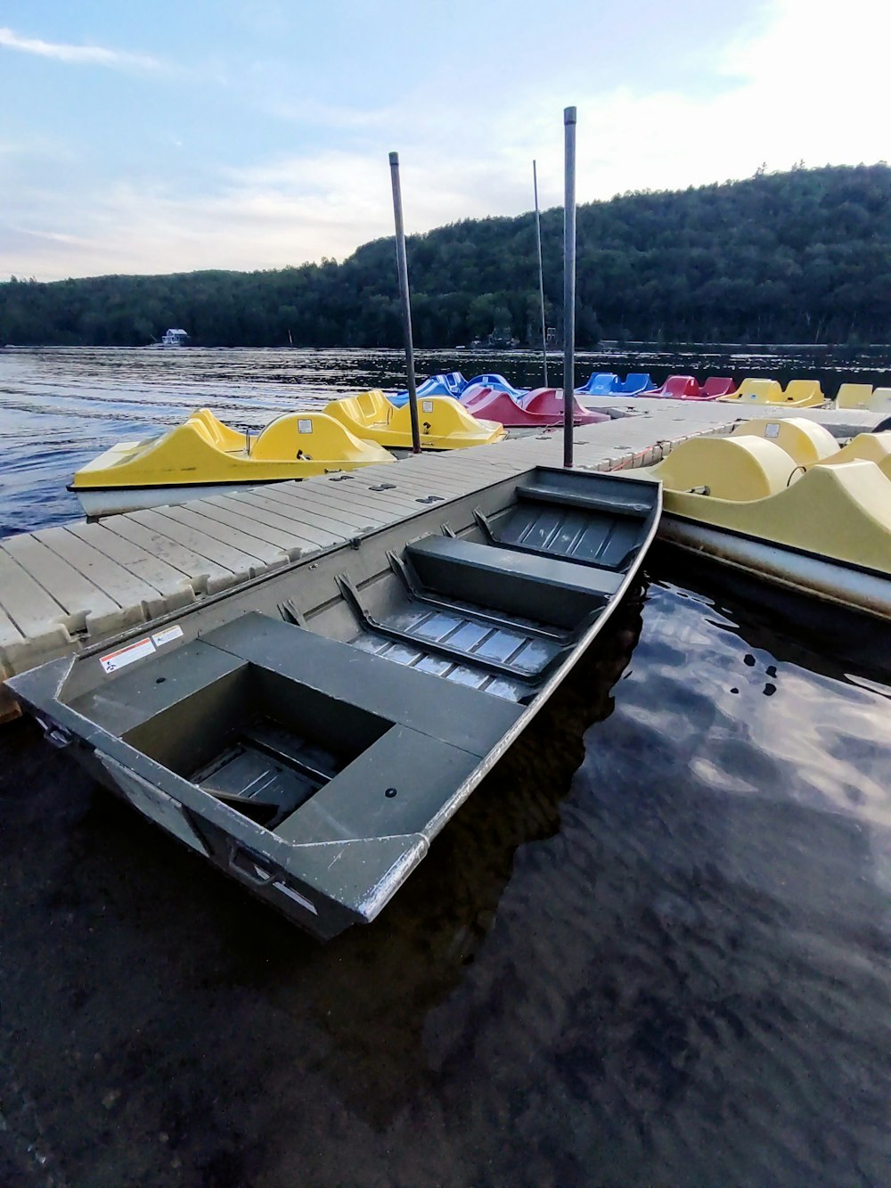 a boat on the water