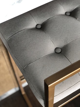 a black and silver object