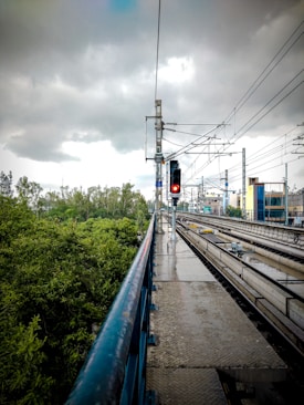 a train crossing a bridge